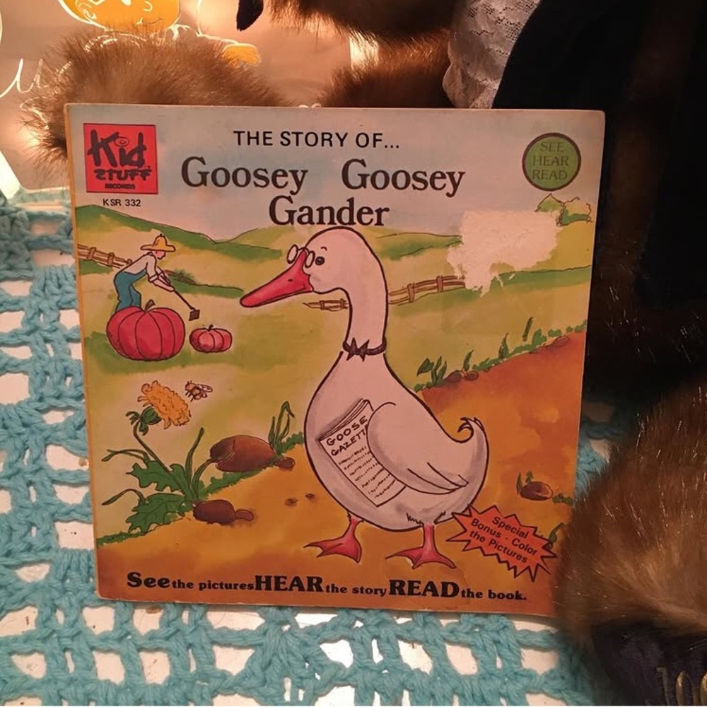 Goosey goosey gander 45 vinyl and book